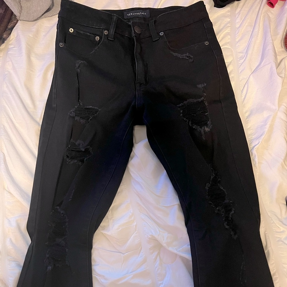 Aéropostale - high waisted ripped jeans